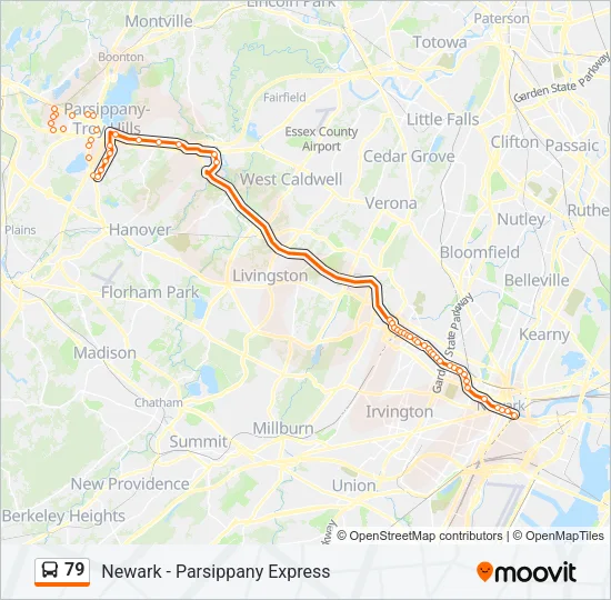 79 Bus Line Map