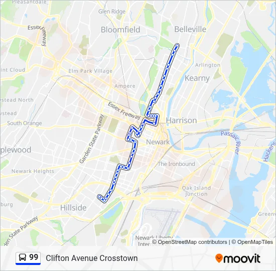 99 Route: Schedules, Stops & Maps - Beth Israel Hospital (Updated)