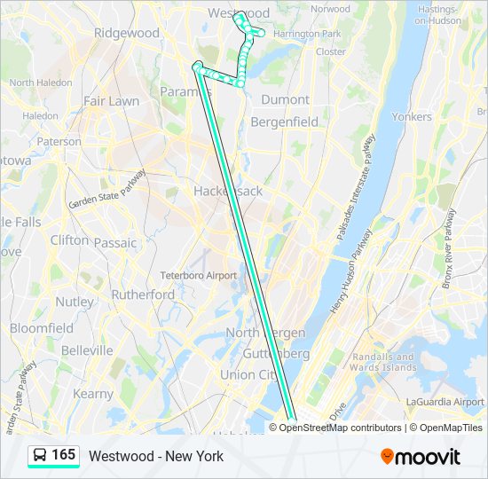 165 Route Schedules, Stops & Maps 165p Parkway Express Westwood