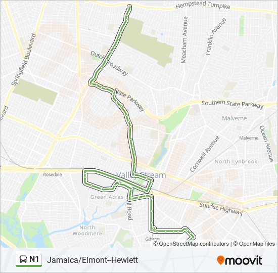 n1 Route Schedules, Stops & Maps Elmont (Updated)