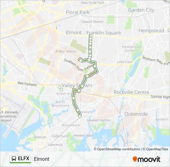 ELFX Bus Line Map
