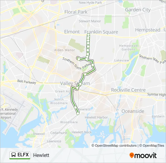 ELFX Bus Line Map