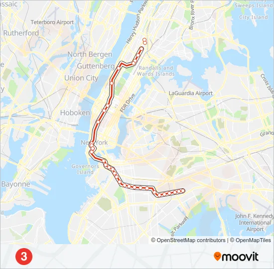 3 Train Stops In Brooklyn 3 Route: Schedules, Stops & Maps - Uptown & The Bronx (Updated)