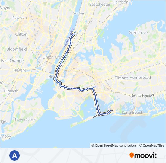 A subway Line Map