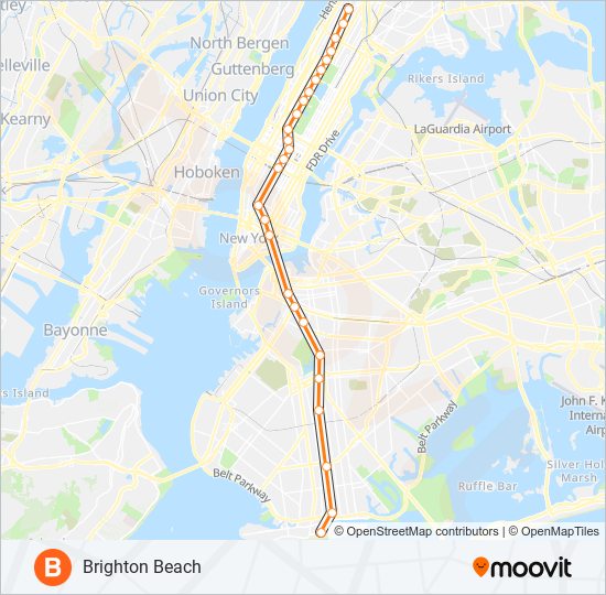 B Route: Schedules, Stops & Maps - Downtown & Brooklyn (Updated)