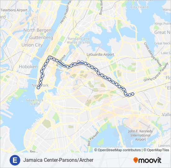 E subway Line Map