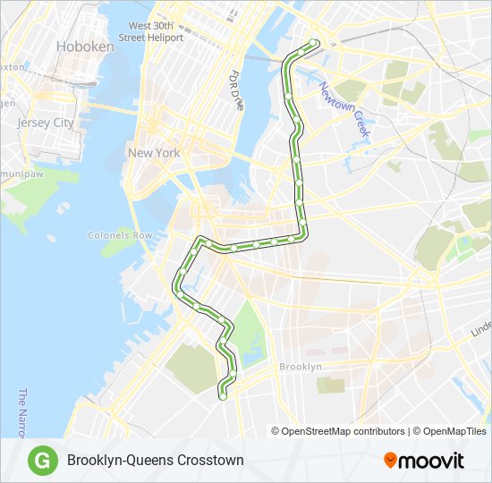 G subway Line Map
