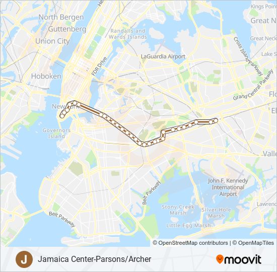 j Route: Schedules, Stops & Maps - Queens (Updated)