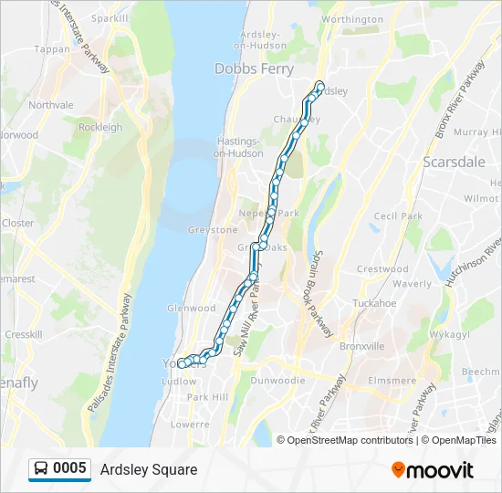 0005 Bus Line Map