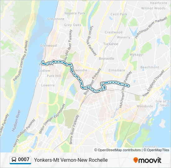 0007 Bus Line Map