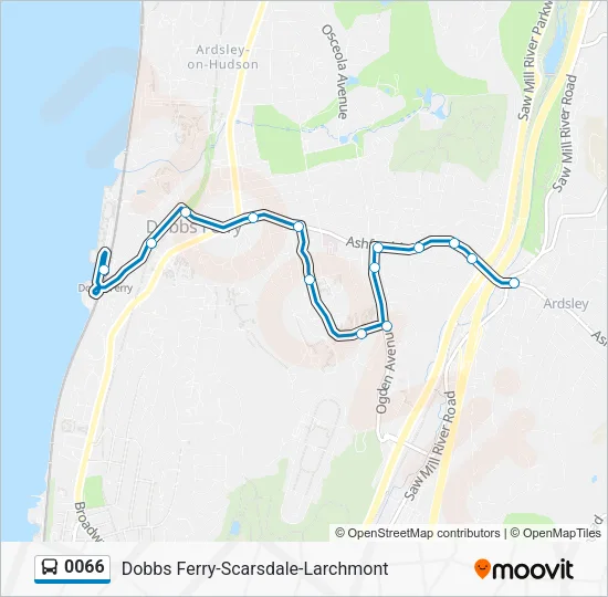 0066 Bus Line Map
