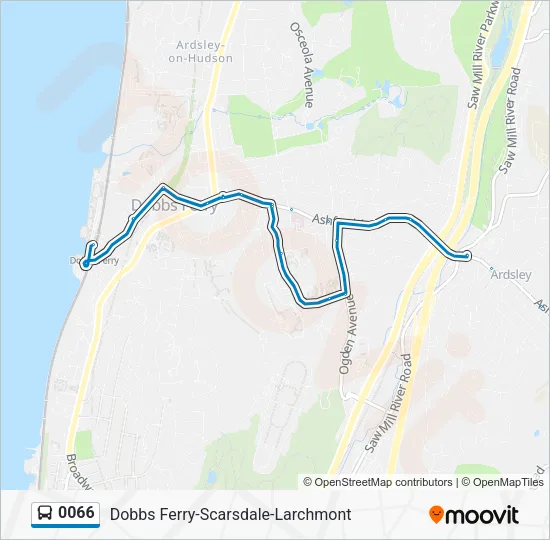 0066 Bus Line Map