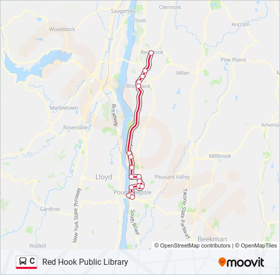 C bus Line Map