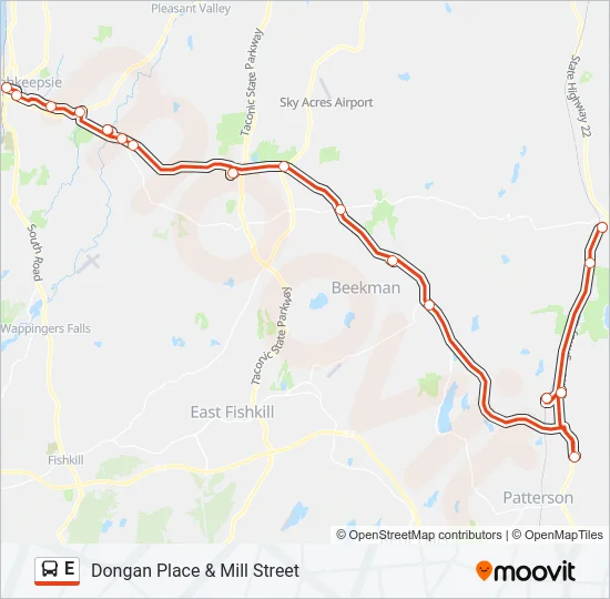 E  Line Map