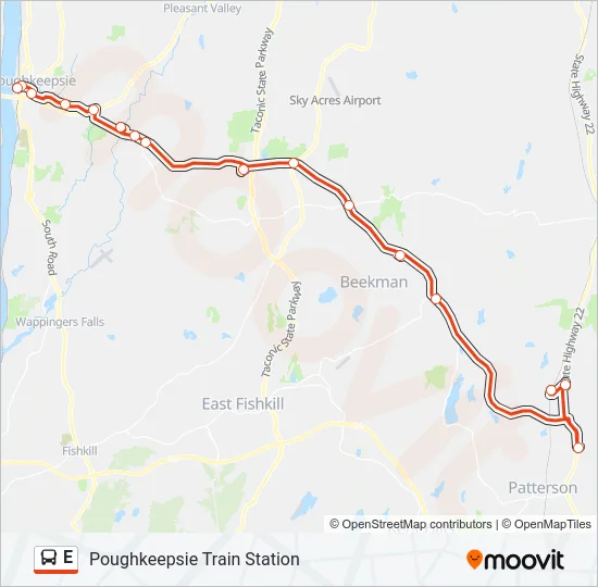 E  Line Map
