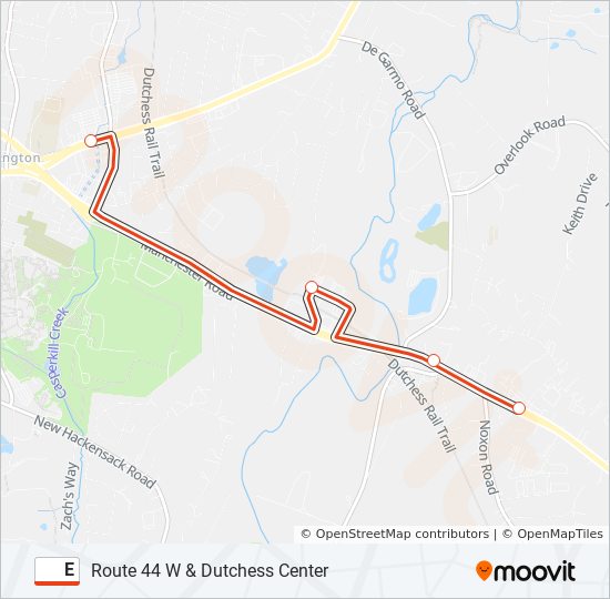 E bus Line Map