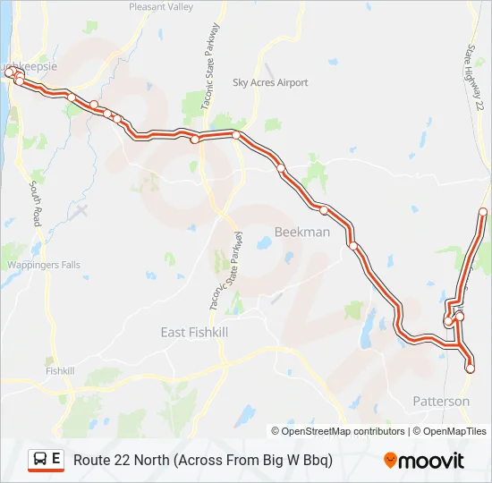 E  Line Map