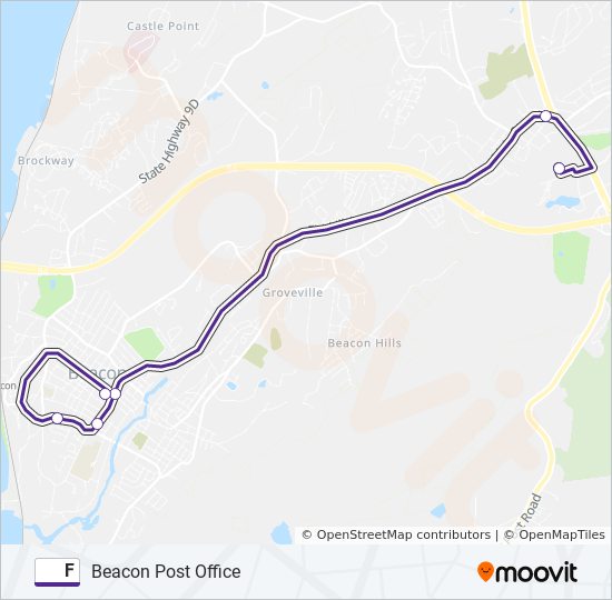 F bus Line Map