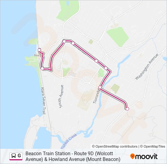 G bus Line Map