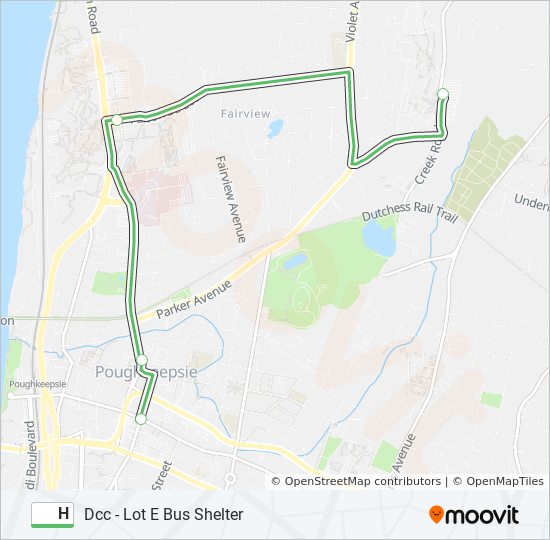H bus Line Map