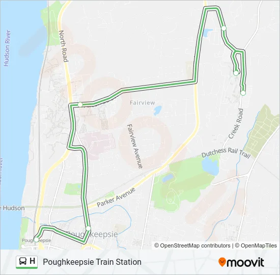 H  Line Map