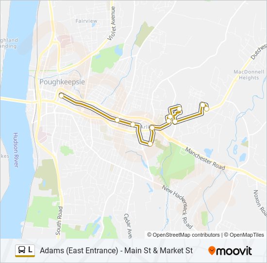 L bus Line Map