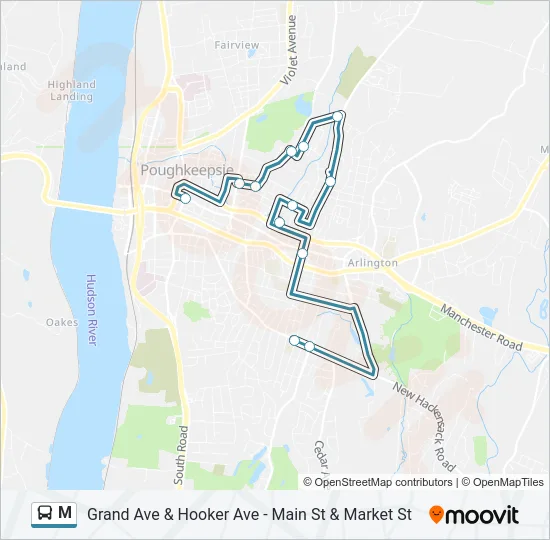 M  Line Map