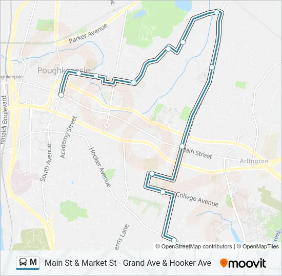 M  Line Map