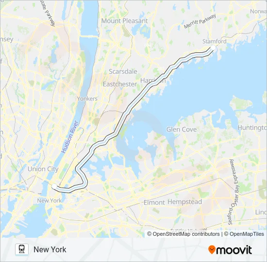 ACELA Train Line Map