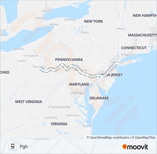 pennsylvanian Route Schedules, Stops & Maps Pittsburgh Amtrak Station (Updated)
