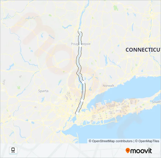 EMPIRE SERVICE Train Line Map