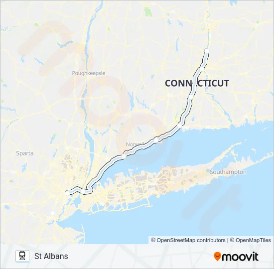 VERMONTER Train Line Map