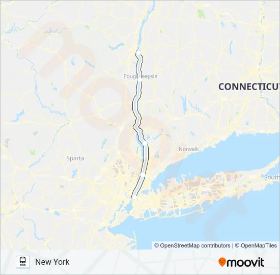 MAPLE LEAF Train Line Map
