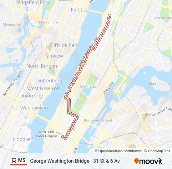 m5 Route Schedules, Stops & Maps Limited 31 St 6 Av (Updated)