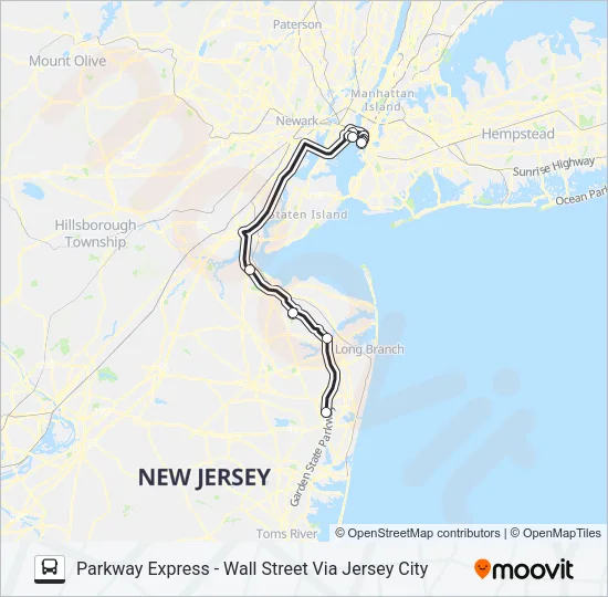 206 Bus Line Map