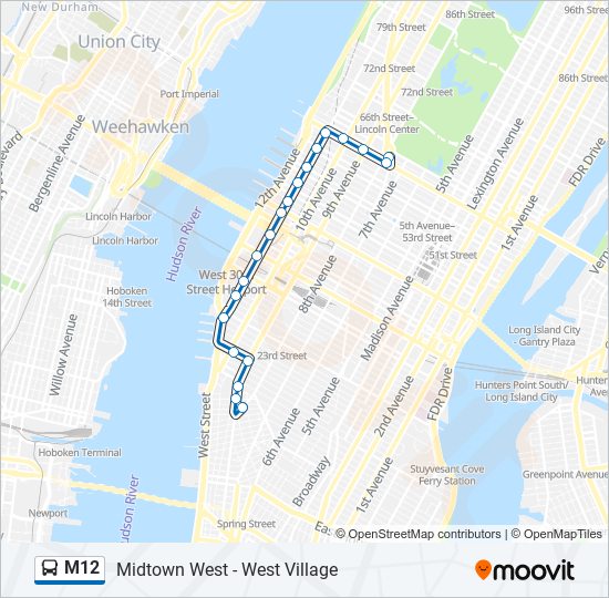 M12 Route Schedules Stops Maps West Village Abingdon Sq Updated m12-route-schedules-stops-maps-west-village-abingdon-sq-updated