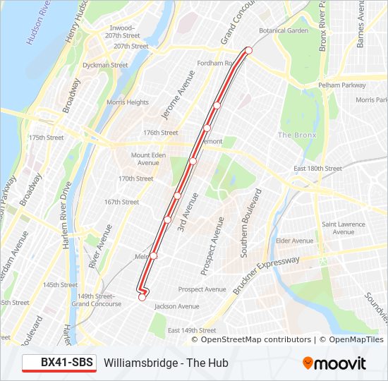 bx41sbs Route Schedules, Stops & Maps Select Bus Webster Av 189 St