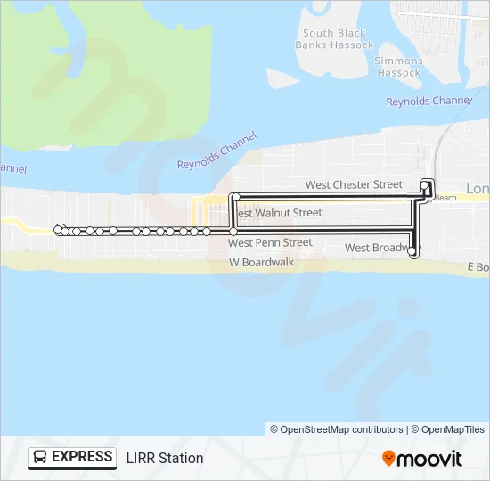 EXPRESS Bus Line Map