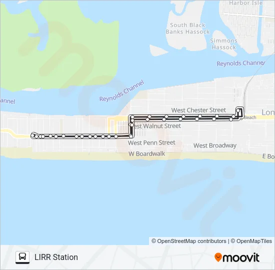 WEST LOOP Bus Line Map