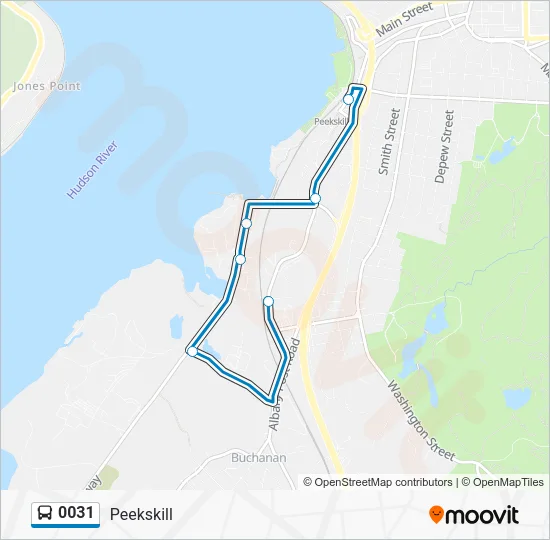 0031 Bus Line Map