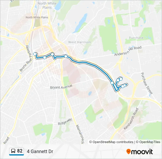 82 Route: Schedules, Stops & Maps - 4 Gannett Dr (Updated)