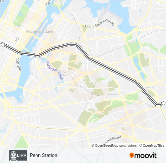 CITY TERMINAL ZONE Train Line Map