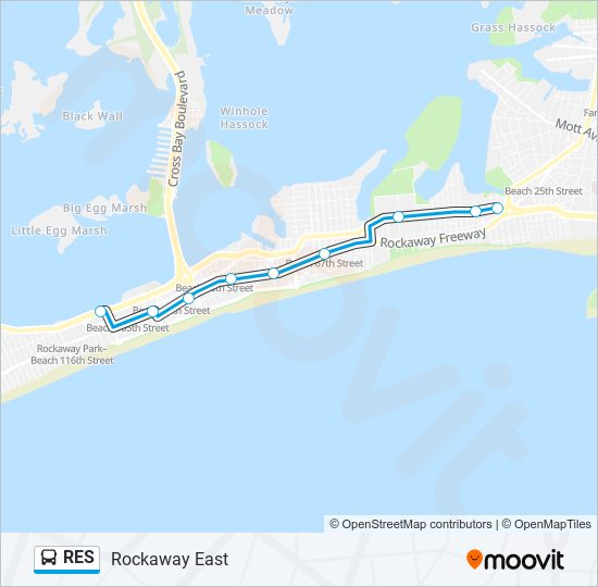 Mapa de RES de autobús