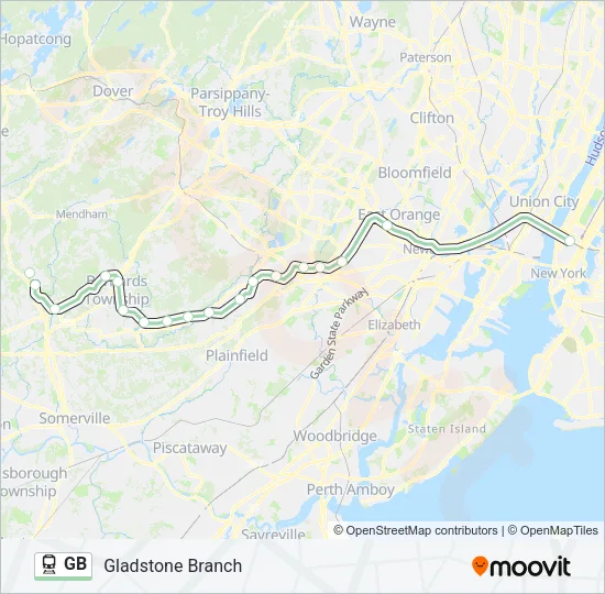 GB Train Line Map