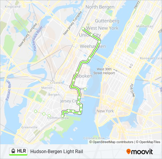 hlr Route: Schedules, Stops & Maps - Tonnelle Avenue (Updated)