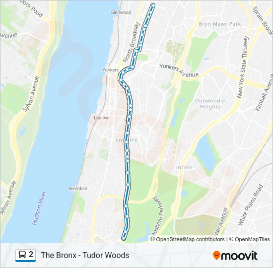 2 Bus Line Map