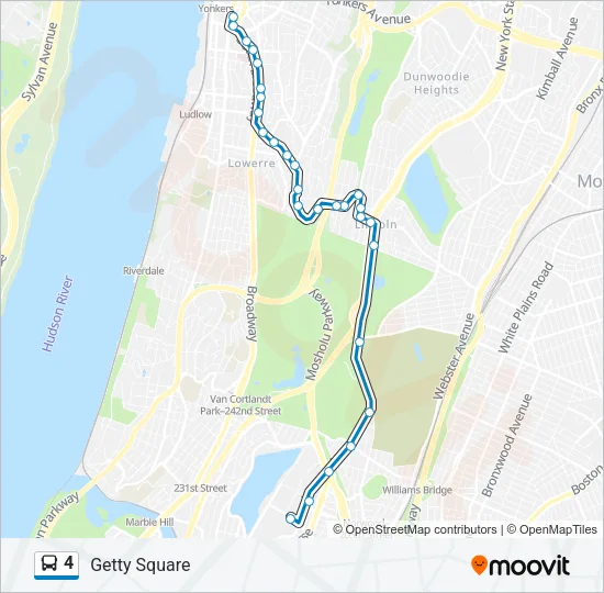 4 Bus Line Map