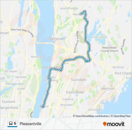 6 Bus Line Map