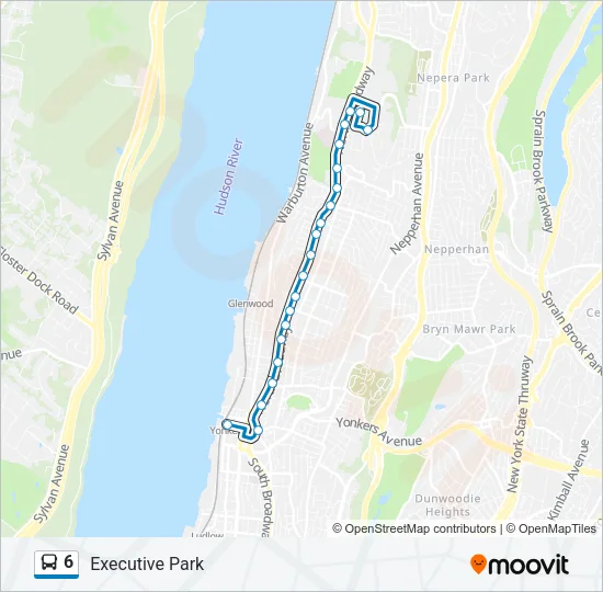 6 Bus Line Map
