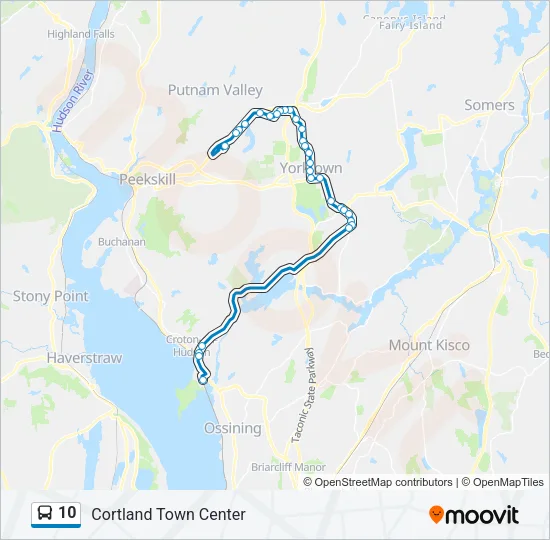 10 Bus Line Map